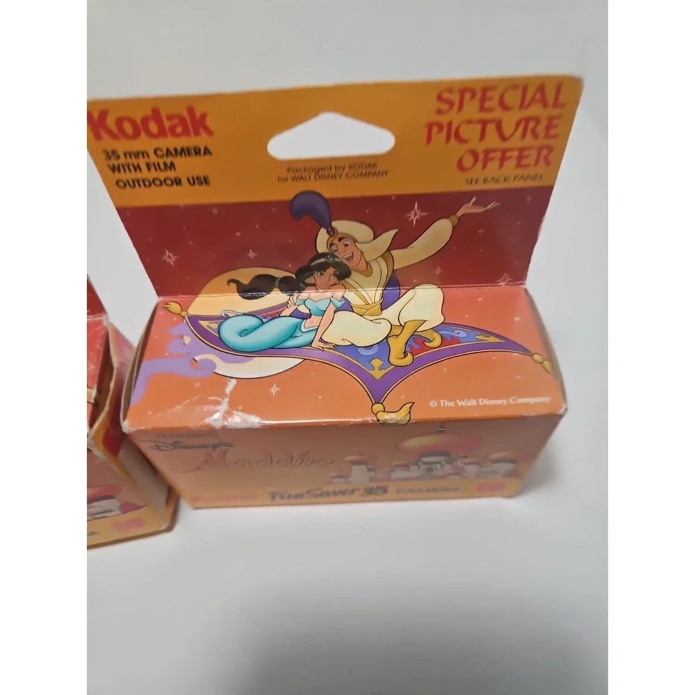 Disney Aladdin Kodak‎ FunSaver 35mm Film Camera 27 Exp Gold Ultra 400 06/1995